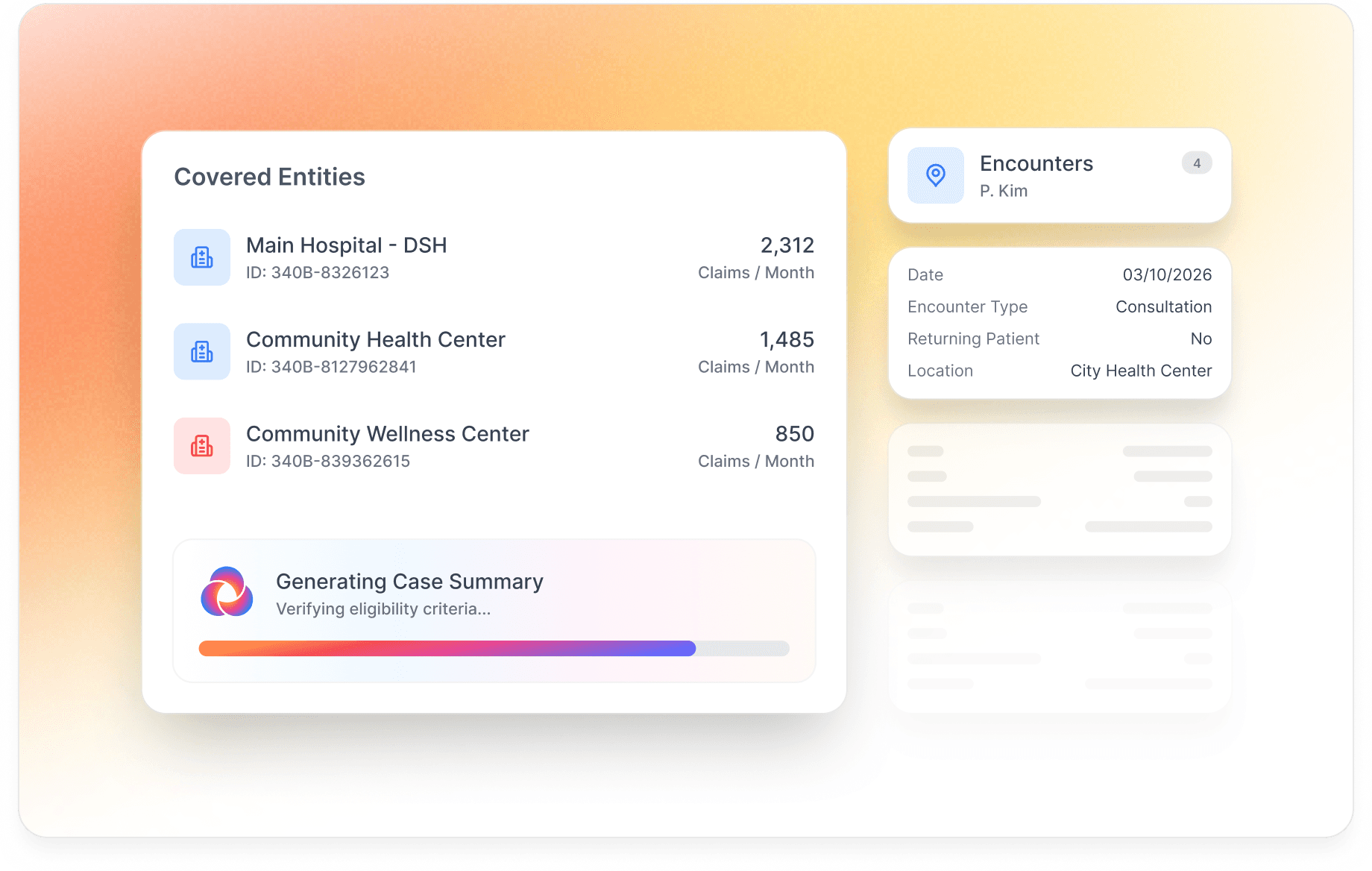 340B compliance dashboard with claim insights