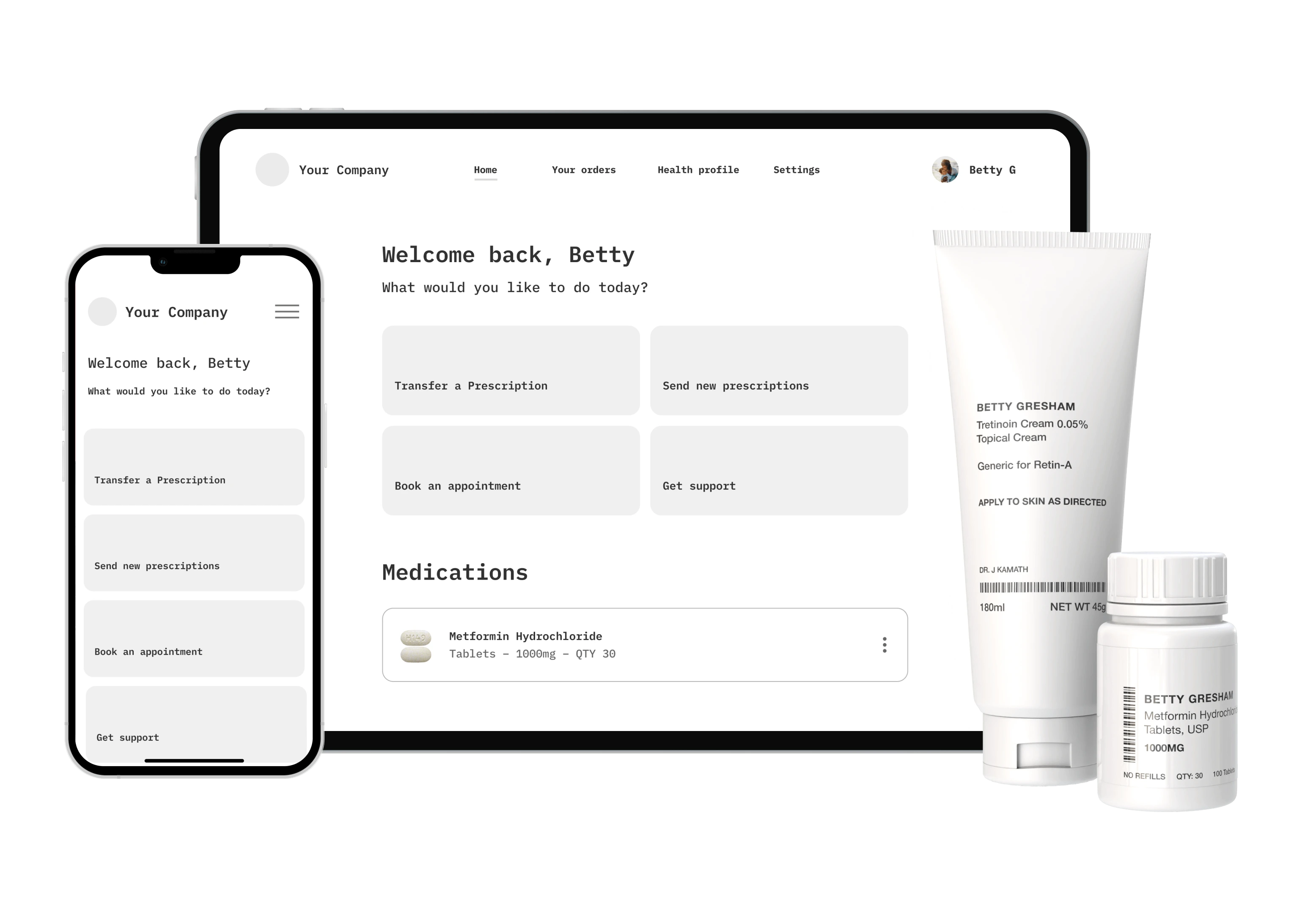 Standard solution, no branding